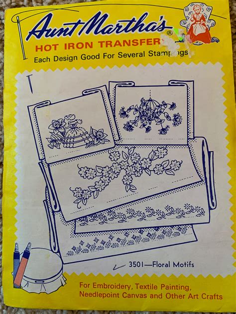 Aunt Martha S Hot Iron Transfers Etsy