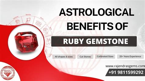 5 Astrological Benefits of Ruby Gemstone - Manik Stone Benefits