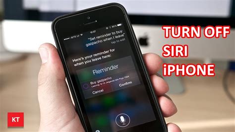 How To Turn Off Siri Youtube