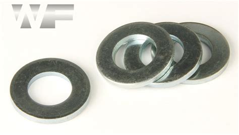 Plain Washer Iso For M In Hv Zinc Plated Steel Iso