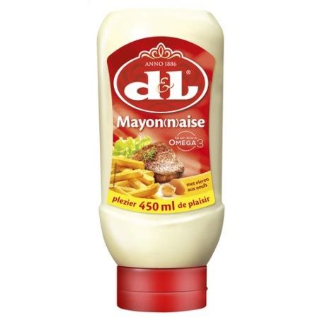 Sauce Devos Lemmens Mayonnaise Oeufs 450ml Sauce Belge Produit De