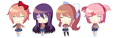 Ddlc Chibi Sprites Base Realtec Images And Photos Finder