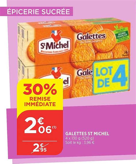 Promo Galettes St Michel Remise Imm Diate Chez Atac Icatalogue Fr