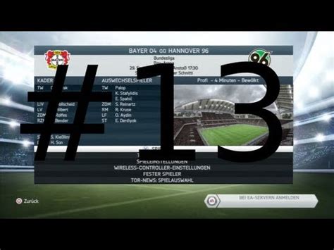 Let S Play FIFA 14 Karrieremodus Part 13 Heimspiel Gegen Hannover