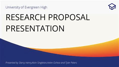 Presentation Template Research Proposal Presentation