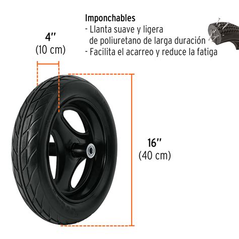 Ficha Tecnica Carretilla Ft Imponchable Bastidor Tubular Truper