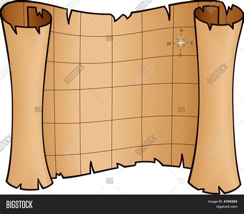 Old Pirate Map Vector & Photo (Free Trial) | Bigstock