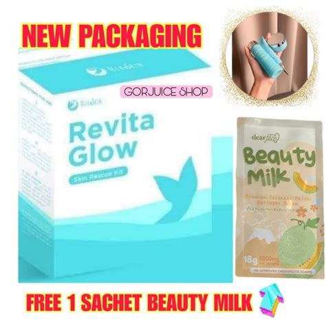 On Hand New Packaging Herskin Revita Glow Skin Rescue Set Shopee