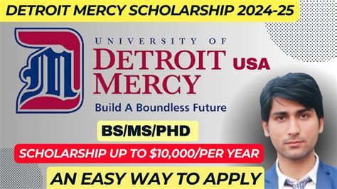 University Of Detroit Mercy Fully Funded Scholarship 2024 25