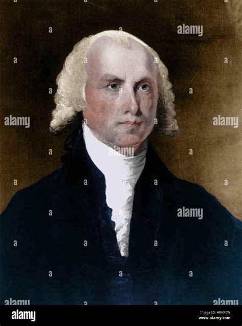 U S President James Madison Portrait Hi Res Stock Photography And