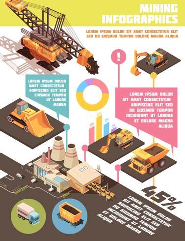 Mining Industry Infographic Poster 470479 Vector Art at Vecteezy