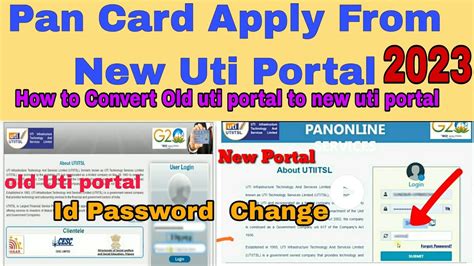 Uti New Portal Pan Card Apply Pan Apply From New Uti Portal 2023