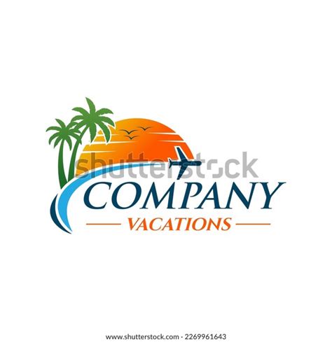 Travel Agent Logo Design Vector Illustration Stock Vector (Royalty Free ...