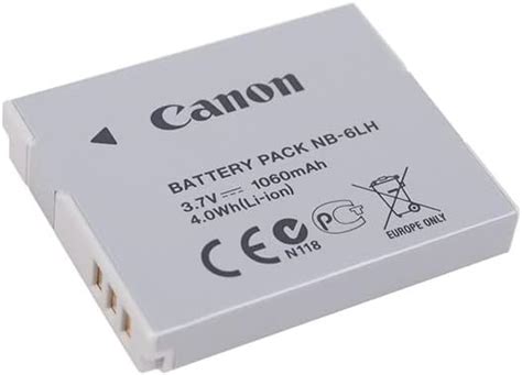 Amazon Canon NB 6LH Lithium Ion 1060mAh 3 7V Rechargeable Battery