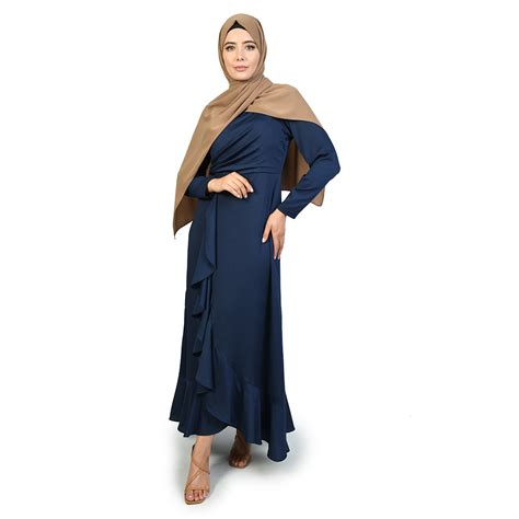 Aisha Waterfall Maxi Navy Anaya Clothing