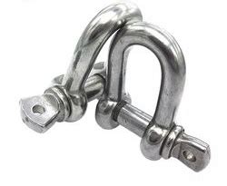 Forging Us Type AISI 304 D Ring Bow Shackle Safety Pin Bow Shackle