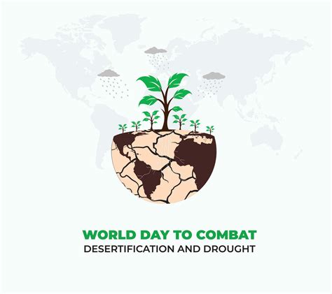 World Day Combat Desertification And Drought June Template For