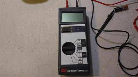 Avo Megger Bm Insulation Tester Youtube