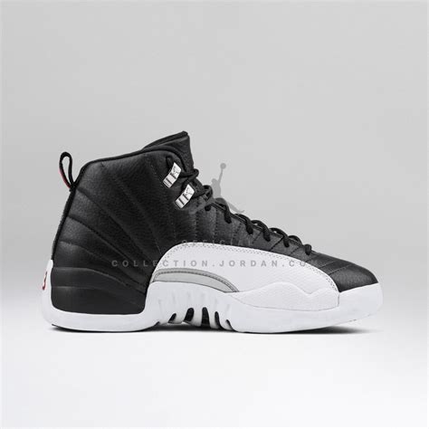 Air Jordan 12 Air Jordan XII OG Black / Varsity Red — White — Metallic ...