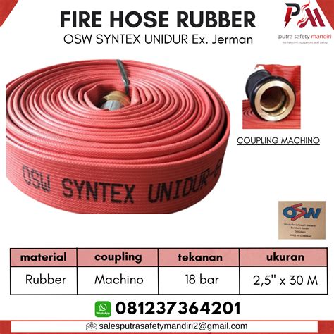 Selang Pemadam Rubber Syntex Unidur Jerman