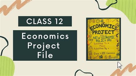 Economics Project File For Class Cbse Topic New Economic Policy