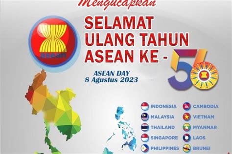 Selamat Hari Ulang Tahun ASEAN Pada Hari Ini Berikut Sejarah