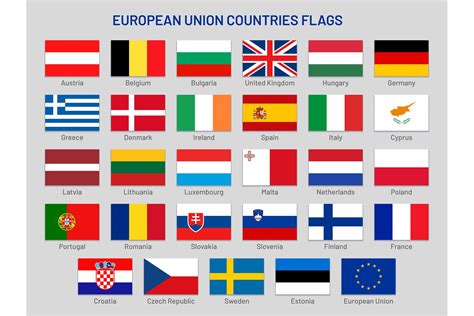 European Union Countries Flags Europe Travel States EU Mem 997844