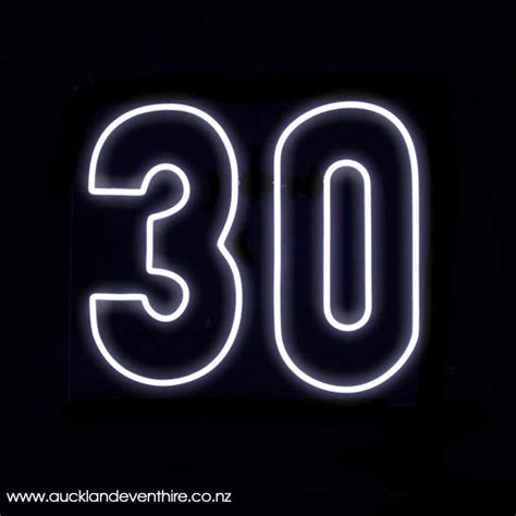 30 Neon Led Sign — Auckland Event Hire