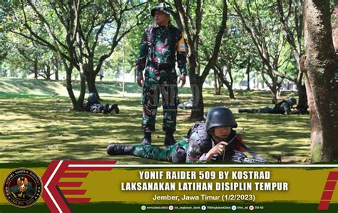 Yonif Raider By Kostrad Laksanakan Latihan Disiplin Tempur