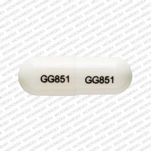 Pill Finder Gg Gg White Capsule Shape Medicine