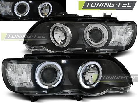 P Edn Sv Tlomety Lampy Bmw X E Angel Eyes Ern Black