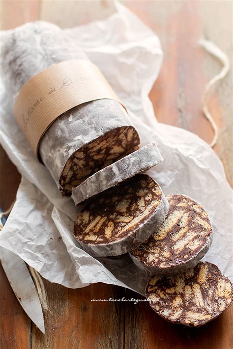 Salame Di Cioccolato Ricetta Originale Facilissima E Super Golosa