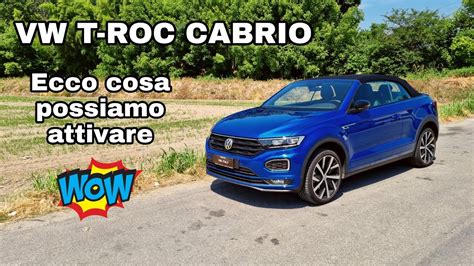 Vw T Roc Cabriolet R Line Tsi Cv Attivazioni Varie Compreso