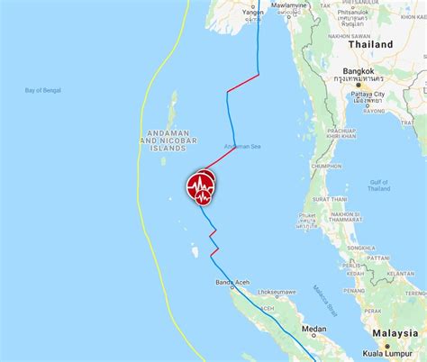 Strong And Shallow M61 Earthquake Hits Nicobar Islands India Region The Watchers