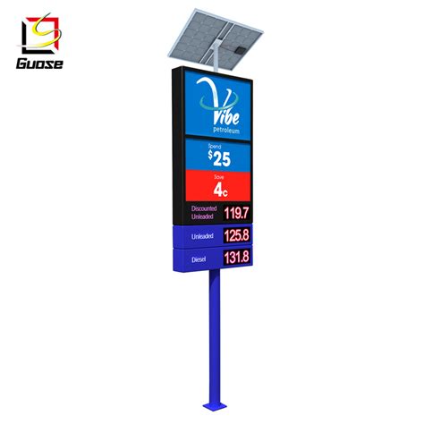 Gas Station Signage Pylon Design Advertising Pylon Sign For Gas