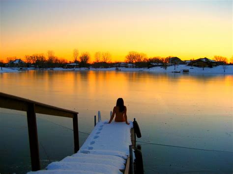 Naked By Lake In Snow Naked By Lake In Snow Photoshoot M Flickr