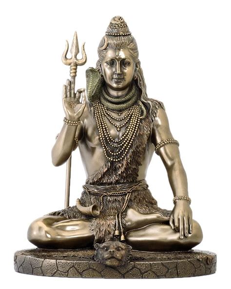 Hindu Lord Shiva Mahadev Blessing Sitting Pose | Lord shiva, Sitting ...