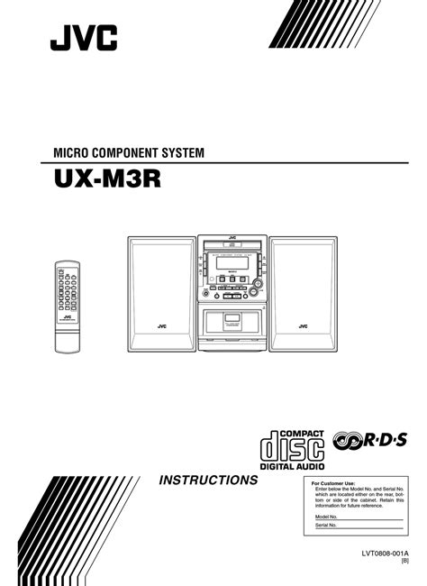 Jvc Ux M3r Stereo System Instructions Manual Manualslib