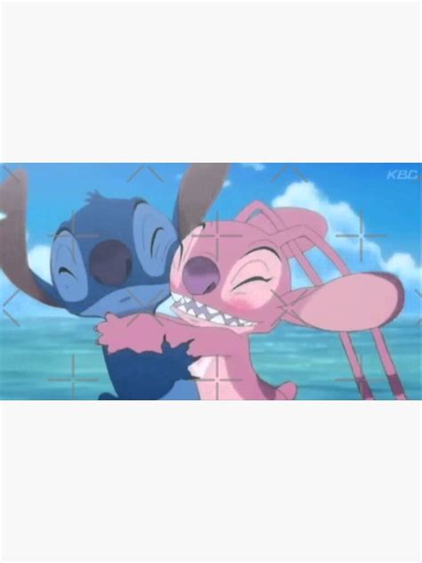 Stitch And Angel Sticker For Sale By Hart07 Redbubble