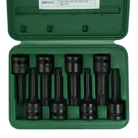 12 Drive 8 Piece Torx Impact Socket Set Air Impact