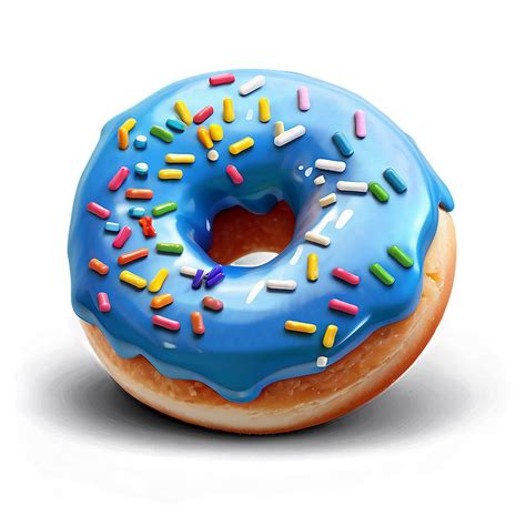 Download Rainbow Sprinkles Donut Png Xxp