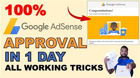 Tips And Tricks For Google Adsense Approval In Day Blogger