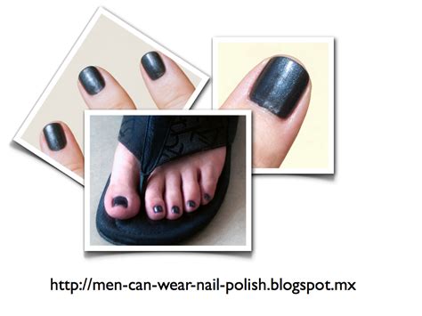 Men can wear nail polish: China Glaze - Black Diamond