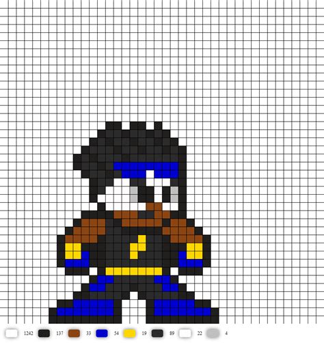 Dc Comics Static Shock Perler Bead Pattern Perler Patterns Easy