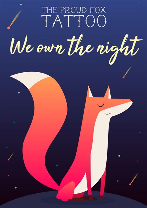 Cartaz We Own The Night” The Proud Fox