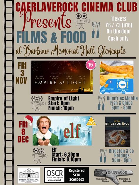 Film Food Nights Caerlaverock Community Association