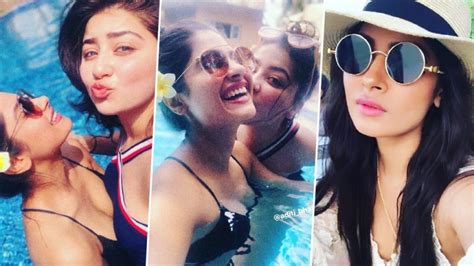 Aditi Bhatia And Krishna Mukherjee Look Scorching Hot In Bikini As They