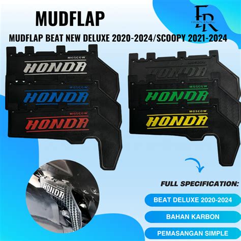 Jual MUDFLAP BEAT NEW 2020 2021 2022 2023 2024 DELUXE KARET PENAHAN