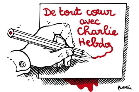 Hommages en dessins à Charlie Hebdo La Presse