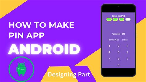 How To Make Pin App Android App Development Desiging Part Youtube